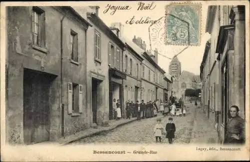 Ak Bessancourt Val d’Oise, Grande Rue