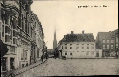 Ak Izegem Iseghem Westflandern, Grand Place