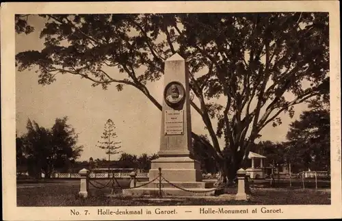 Ak Garoet Garut Java Indonesien, Holle-Monument