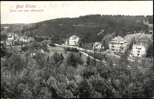 Ak Bad Elster im Vogtland, Albertpark