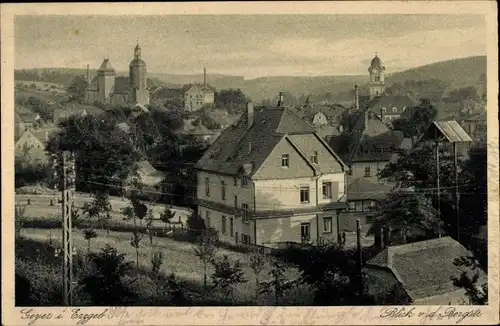 Ak Geyer im Erzgebirge Sachsen, Blick von der Bergstraße