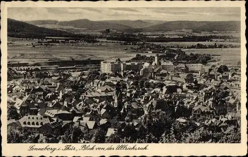 Ak Sonneberg in Thüringen, Blick von der Ullrichsruh, Panorama