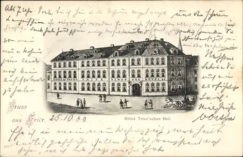 Litho Trier an der Mosel, Hotel Trierscher Hof