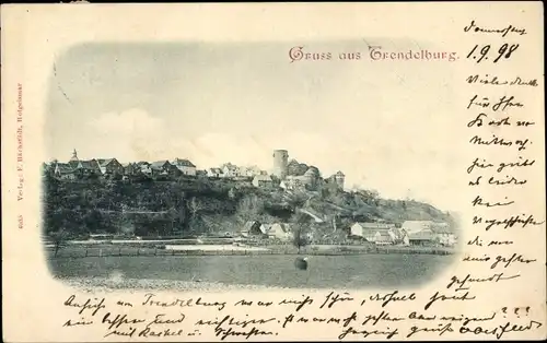 Ak Trendelburg in Nordhessen, Panorama mit Burg