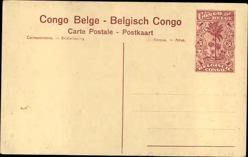 Ak Congo Belge DR Kongo Zaire, Un tournant du chemin de fer des cataractes pres de Maladi, Felsen