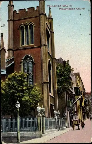 Ak Valletta Malta, Presbyterian Church, Kirche