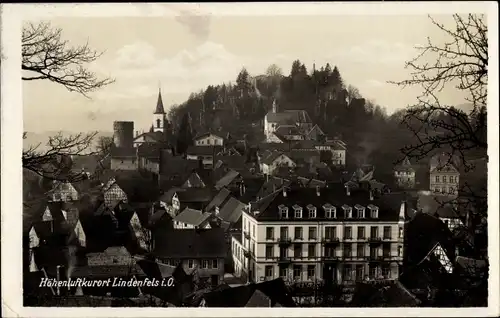 Ak Lindenfels im Odenwald Hessen, Blick auf Ortschaft