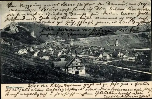 Ak Blaubeuren in Württemberg, Panorama