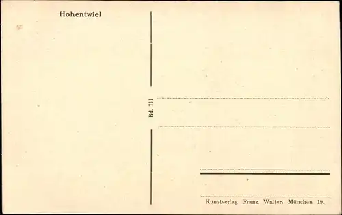 Ak Singen Hohentwiel Baden Württemberg, Blick zum Berg, Brücke