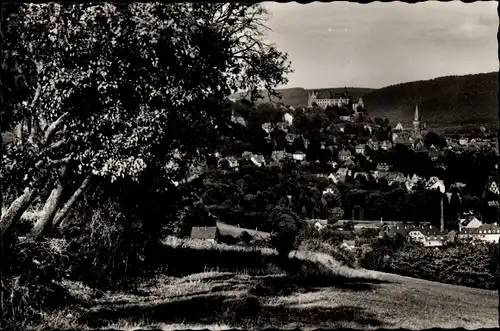 Ak Marburg an der Lahn, Teilansicht