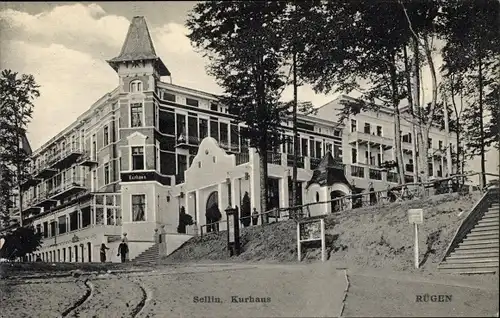 Ak Ostseebad Sellin auf Rügen, Blick auf das Kurhaus