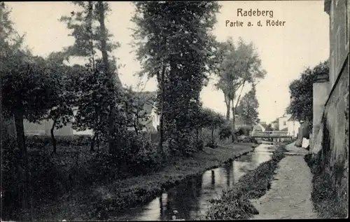 Ak Radeberg in Sachsen, Partie a. d. Röder