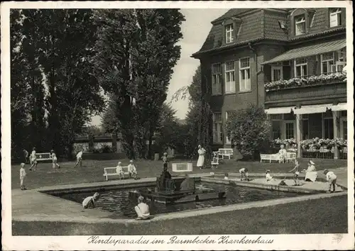 Ak Hamburg Nord Barmbek, Allgemeines Krankenhaus, Kinderparadies