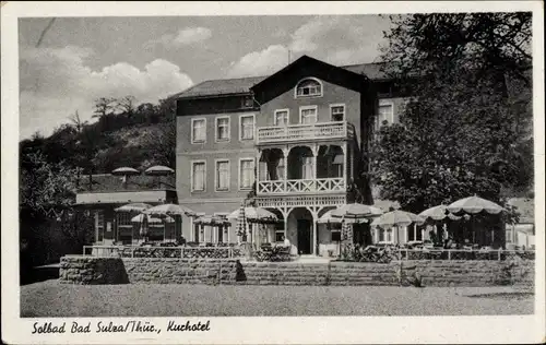 Ak Bad Sulza im Weimarer Land Thüringen, Blick auf das Kurhotel