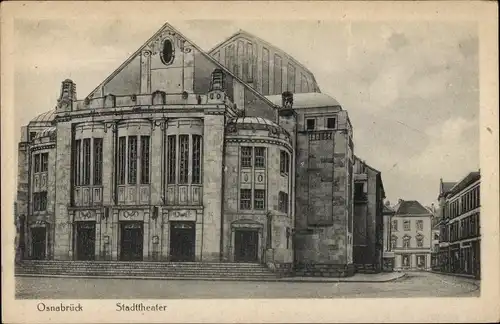 Ak Osnabrück in Niedersachsen, Stadttheater