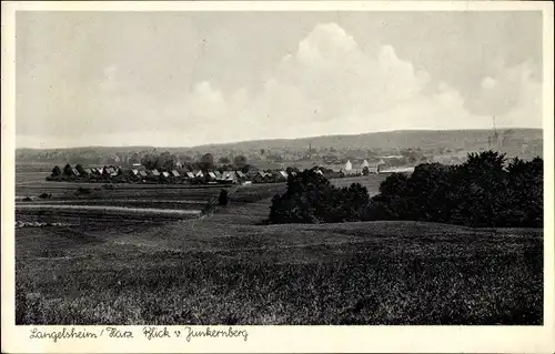 Ak Langelsheim Harz, Panorama vom Junkernberg aus