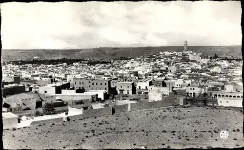 Ak Ghardaia Algerien, Blick auf die Stadt