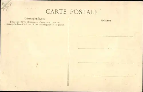 Ak Verdun Meuse, La Meuse, Pont Chaussee, Le Mess