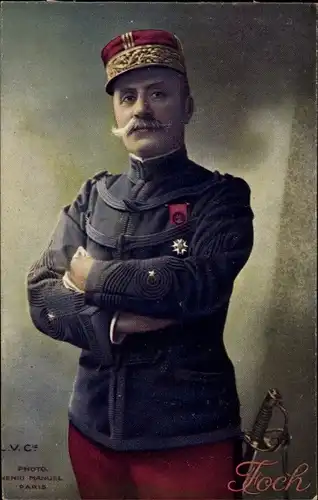 Ak Französischer Marschall Ferdinand Foch