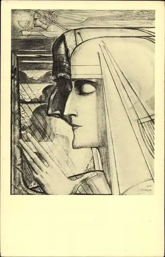 Künstler Ak Toorop, Jan, Sanctus