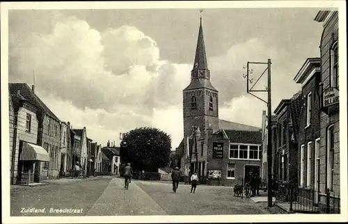 Ak Zuidland Südholland, Breedstraat