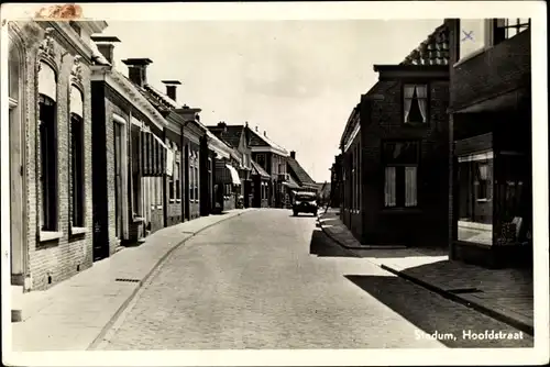 Ak Stedum Groningen Niederlande, Hoofdstraat