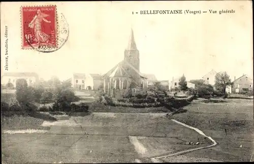 Ak Bellefontaine Vosges, Gesamtansicht, Kirche
