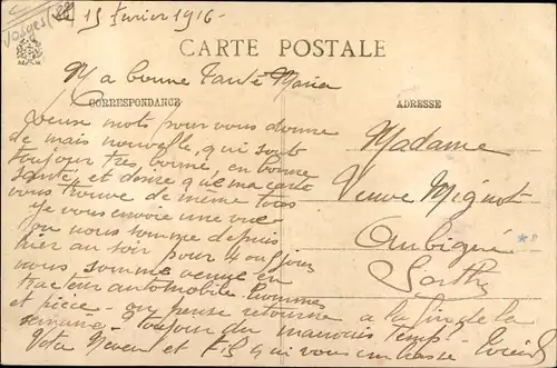 Ak Bertrimoutier Vosges, Gesamtansicht, Kirche