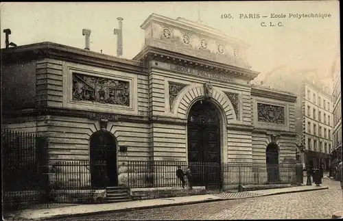 Ak Paris V, Ecole Polytechnique, Schule, Außenansicht