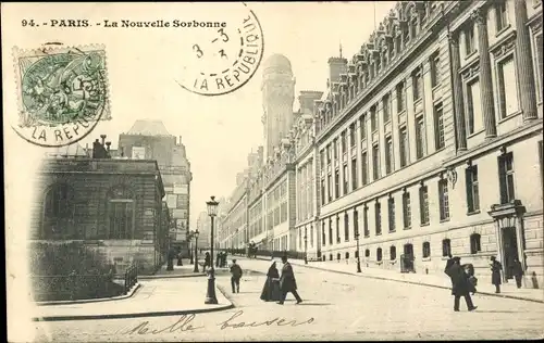 Ak Paris V, Nouvelle Sorbonne, Außenansicht