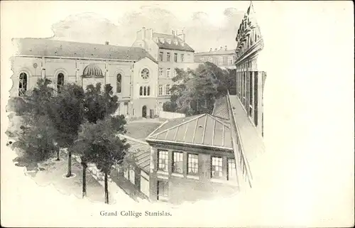 Ak Paris VI., Grand College Stanislas, Außenansicht