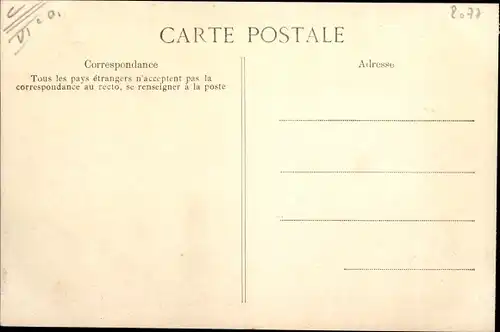 Ak Paris VI, Rue de Seine, Hochwasser 1910, Anwohner auf Stegen, Boote, überschwemmte Straße