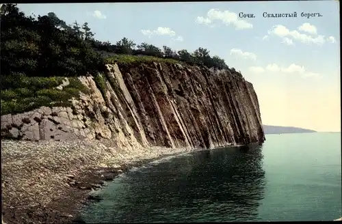 Ak Sotschi Russland, Felsenufer
