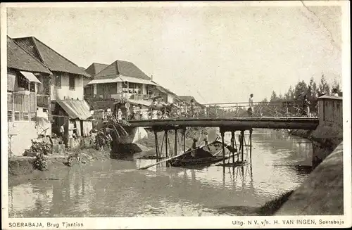 Ak Soerabaja Surabaya Indonesien, Brug Tjantian