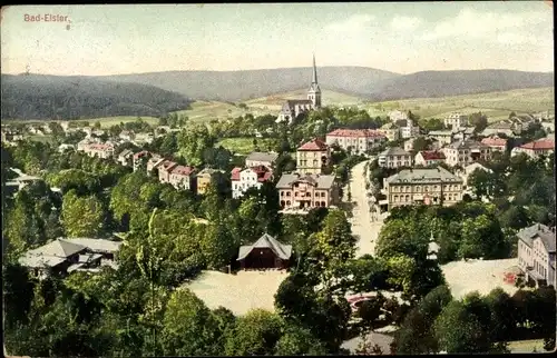 Ak Bad Elster im Vogtland, Panorama