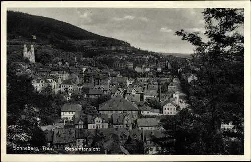 Ak Sonneberg in Thüringen, Gesamtansicht