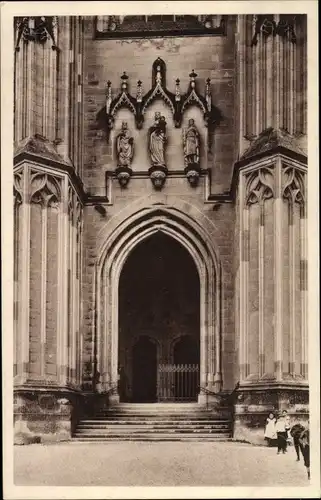 Ak Konstanz am Bodensee, Münster, Hauptportal