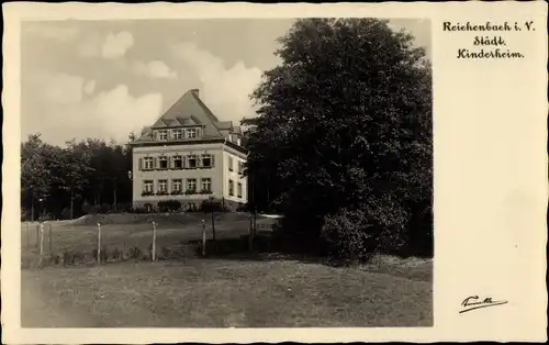 Ak Reichenbach im Vogtland, Städtisches Kinderheim