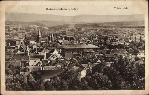 Ak Kaiserslautern in der Pfalz, Totalansicht