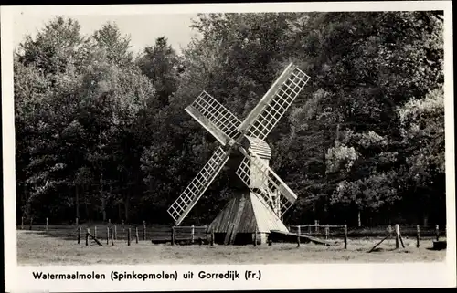 Ak Gorredijk Opsterland Friesland Niederlande, Watermaalmolen, Wassermühle