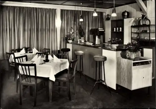 Ak Feldberg in Mecklenburg, Gaststätte Luzinhalle