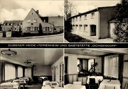 Ak Rotta Kemberg Sachsen Anhalt, Dübener Heide, Ferienheim und Gaststätte Ochsenkopf, Inneres