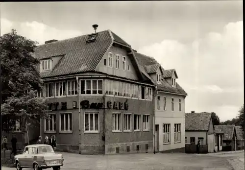 Ak Friedrichsbrunn Thale im Harz, FDGB-Erholungsheim Gustav Zabel, Café