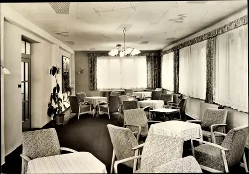 Ak Tornau Gräfenhainichen in Sachsen Anhalt, Dübener Heide, Genesungsheim Eisenhammer, Klubraum