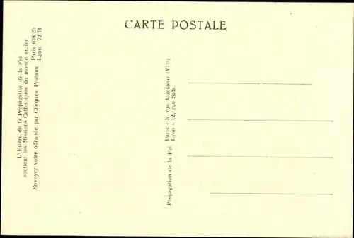 Ak Republik Kongo Französisch Kongo, Jeunes Menages Chretiens, portrait