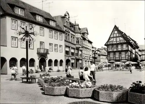 Ak Quedlinburg im Harz, Marktplatz