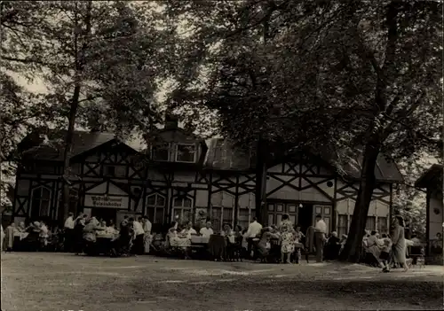 Ak Bad Suderode Quedlinburg im Harz, Waldgaststätte Felsenkeller