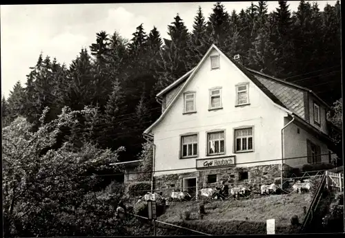 Ak Heubach Masserberg in Thüringen, Café Heubach