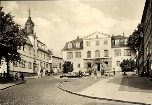 Ak Ilmenau in Thüringen, Rathaus und Schloss