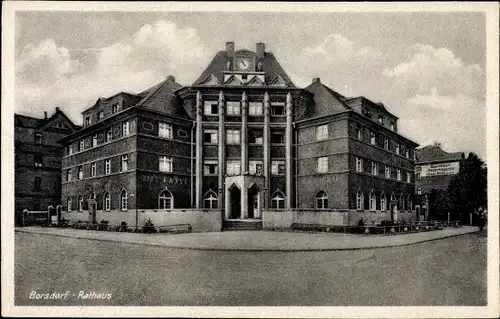 Ak Borsdorf in Sachsen, Rathaus